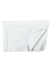 Stellepledd med plastbakside 70x100cm hvit