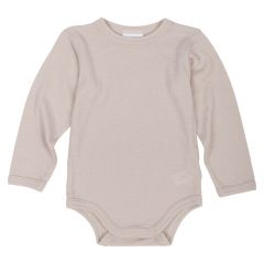 Ullbody i 100% merinoull Beige