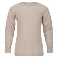 Trøye i 100% merinoull Beige