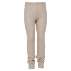 Longs i merinoull Beige