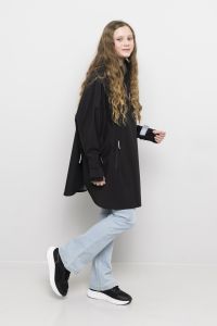 Vestland poncho til barn Sort