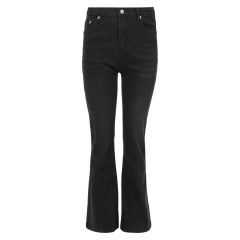Jeans utsvinget med lavt liv Lina Vasket sort