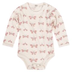 Safa Body i ull/bambus Poppy Krem-rosa