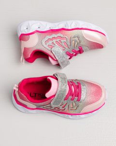 Sneaker med lys Summerbird Rosa-sølv