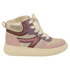 Sneaker ankelhøy Shine Lilla-gull