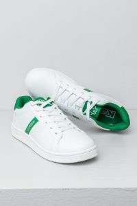 Sneaker Logo Sibba Hvit-grønn