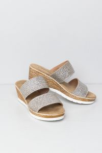 Sandal slip - in Dune Sølv