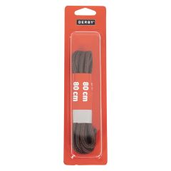 Skolisse tynn rund (2mm) 80 CM brun