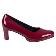 Gina pumps Burgunder