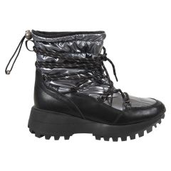 Snowboots Miranda Sort og sølvgrå
