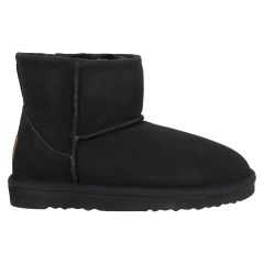Vinterboots med saueskinnsfor Benita Sort