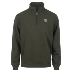 Glyn genser med half zip Grønn