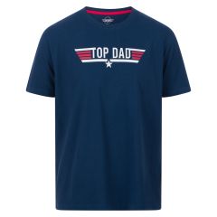 T-skjorte Top Dad Blå