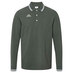 Langermet polo Logo Maltax Sort