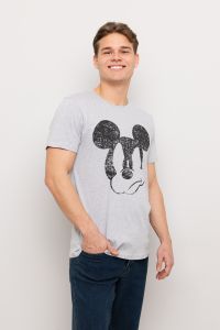 T-skjorte Mickey Gråmelert