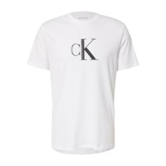 T-skjorte SS Center Monogram Hvit