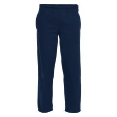 Basic joggebukse med strikk og snøring i livet marine