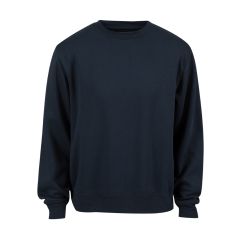 Basic collegegenser med rund hals marine