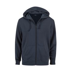 Basic hettejakke med glidelås marine.