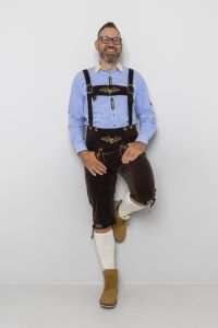 Anton Lederhosen Mørk brun