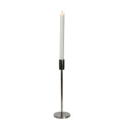 Lysholder Florine  sølv 30cm 