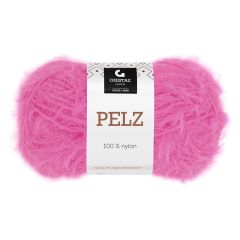 Pelz garnnøste fuksia