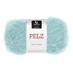 Pelz garnnøste karibisk blå