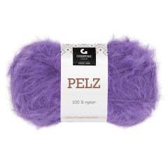 Pelz garnnøste lavendel