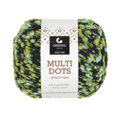 Multi dots garnnøste pæregrønn