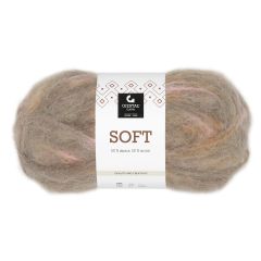 Soft flerfarget garnnøste 