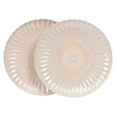 Middagstallerken 2pk Michelle Rosa beige