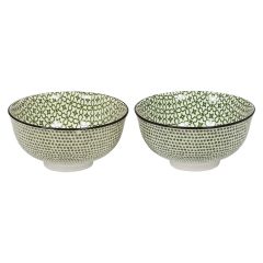 Lucy skål 11,5cm 2pk Grønn