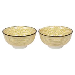 Lucy skål 11,5cm 2pk Gul
