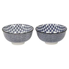 Lucy skål ring 11,5cm 2pk Blå