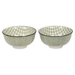 Lucy skål ring 11,5cm 2pk Grønn