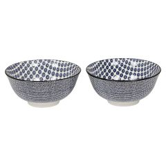 Lucy skål ring 15,5cm 2pk Blå