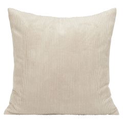 Monokrom cordfløyel putetrekk Beige