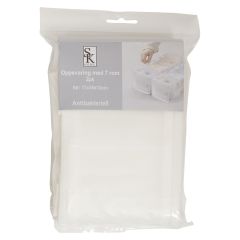 Oppevaring med 7rom 2pk Antibakteriell Microban17cm Hvit
