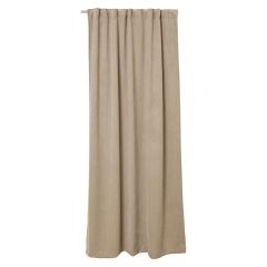 Gardin kordfløyel 160 Monokrom Beige
