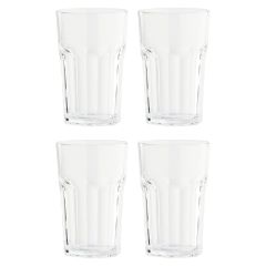 Drikkeglass 4pk 33cl  YAS Klar