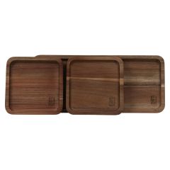Trefat sett 3stk Oliver Natur-sort