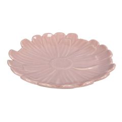 Asjett floral Rosa