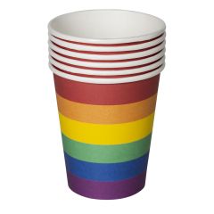 Pride pappkrus Hen Flerfarget