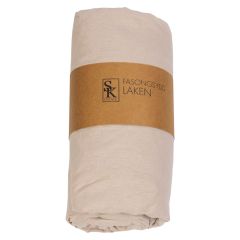 Fasongsydd laken 160x200 Beige