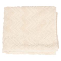 Zig Zag ensfarget håndkle 30x30 