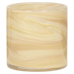 Lysglass Honny 10cm Beige-offwhite