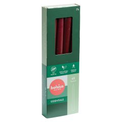 Kronelys 4 pk 24,5cm Burgunder