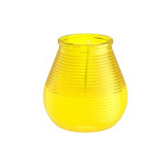 Lysglass Citronella 9,4cm Gul