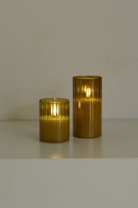 Lysglass led 10cm Stripes Original