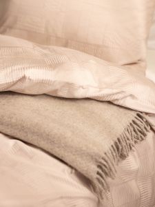 Sengesett Sateng 140x220 Stripe Champagne
